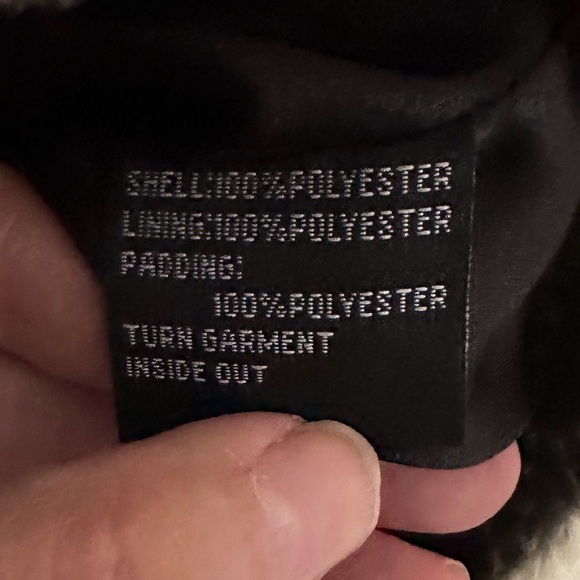 Montanaco NWOT red quilted artificial fur lined button up jacket women’s size XL - Picture 5 of 7